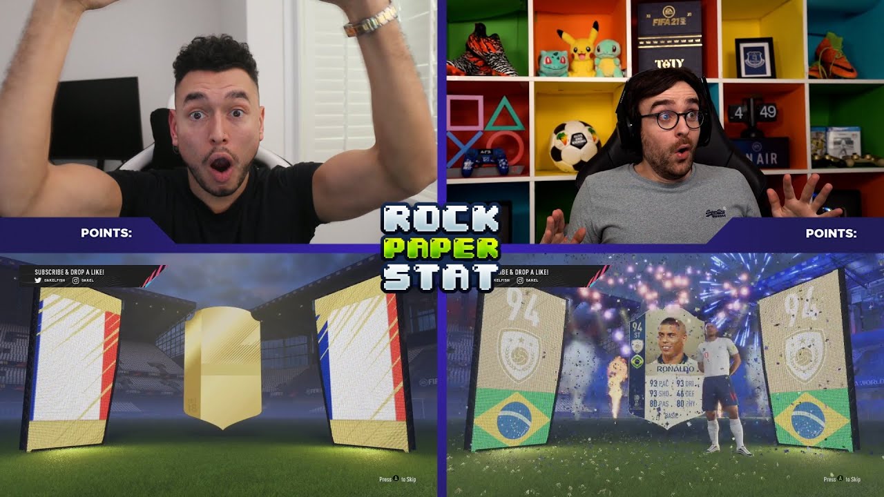 I ACTUALLY CAN'T BELIEVE THIS!!! EPIC RETRO ROCK PAPER STAT vs AJ3!!!