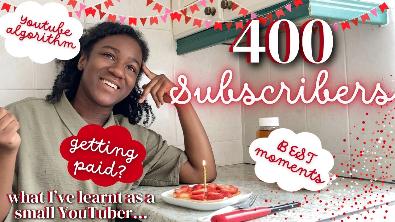 I HIT 400 SUBSCRIBERS! | sharing YouTube SECRETS, the BEST part of YouTube & the ALGORITHM is RANDOM