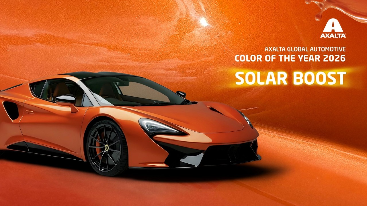 Axalta Colour of the Year 2026 - Solar Boost