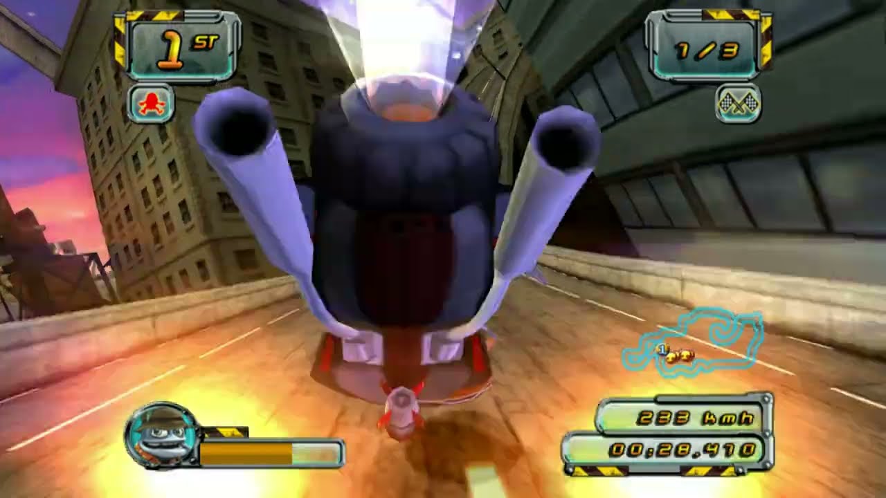 Crazy Frog (Arcade) Racer 2 [PS2] - City Cup 4K 60FPS
