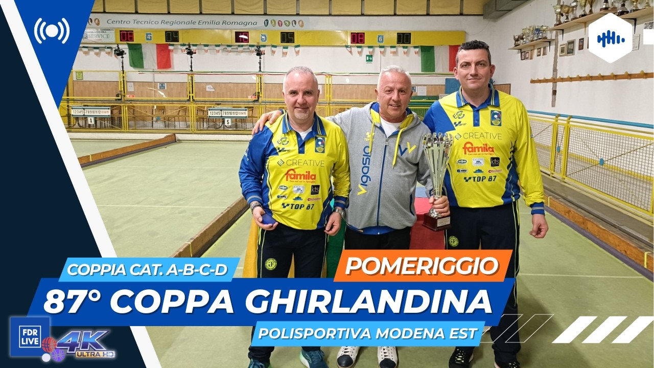 87° COPPA GHIRLANDINA - Coppia Cat. A, B, C, D - Polisportiva Modena EST