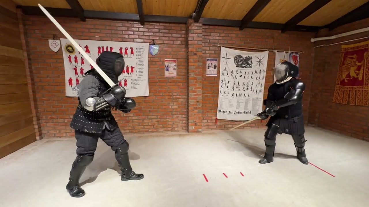 HEMA Sparring: Jack vs Jade 3Feb2024