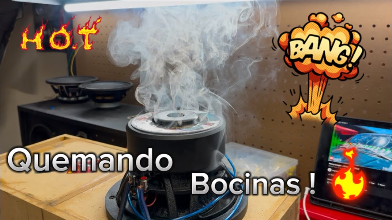 Quemando bocina 8 con amplificador nemesis 6k !😈