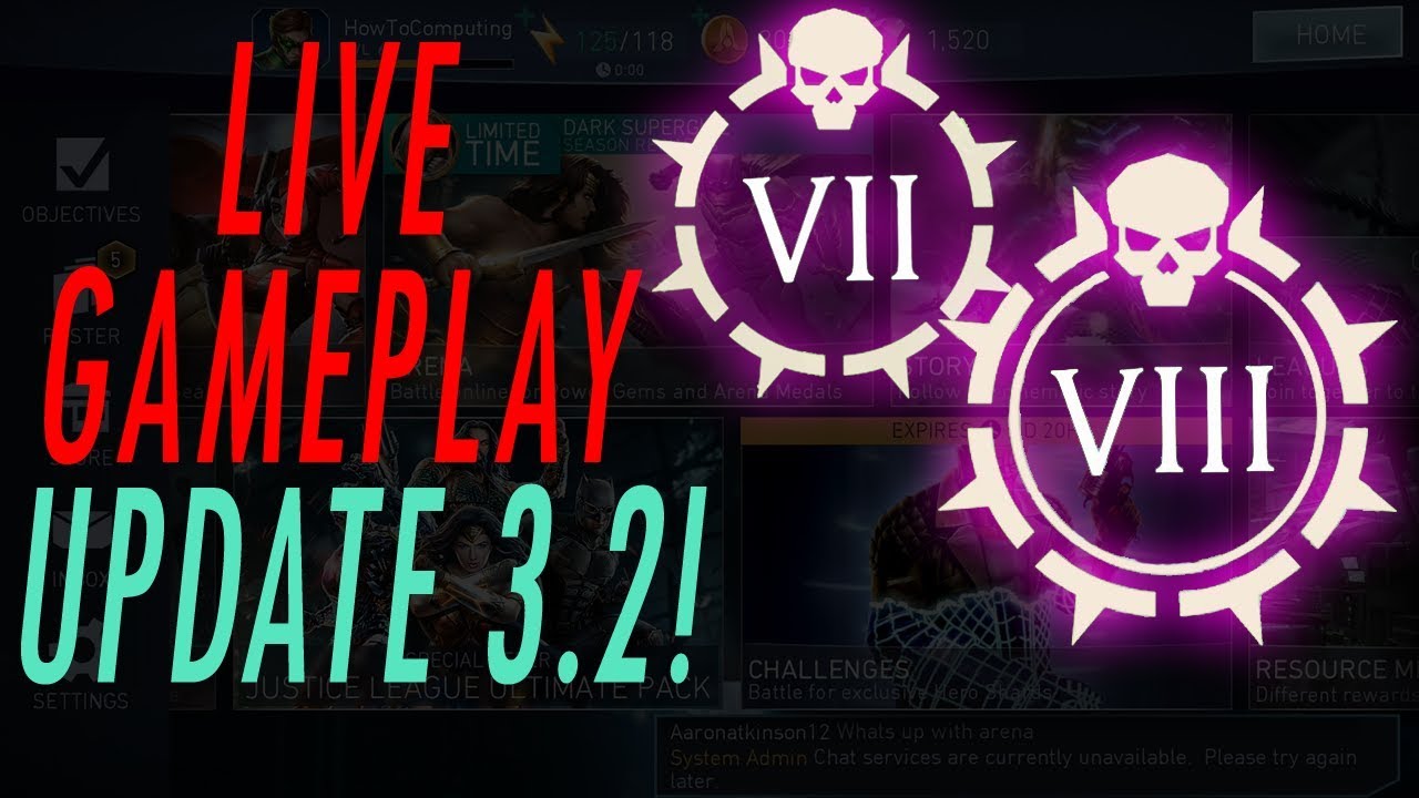 UPDATE 3.2! NEW RAIDS, NEW LEGENDARY, NEW PASSIVES, CHARACTER BUFFS INJUSTICE 2 MOBILE UPDATE 3.2