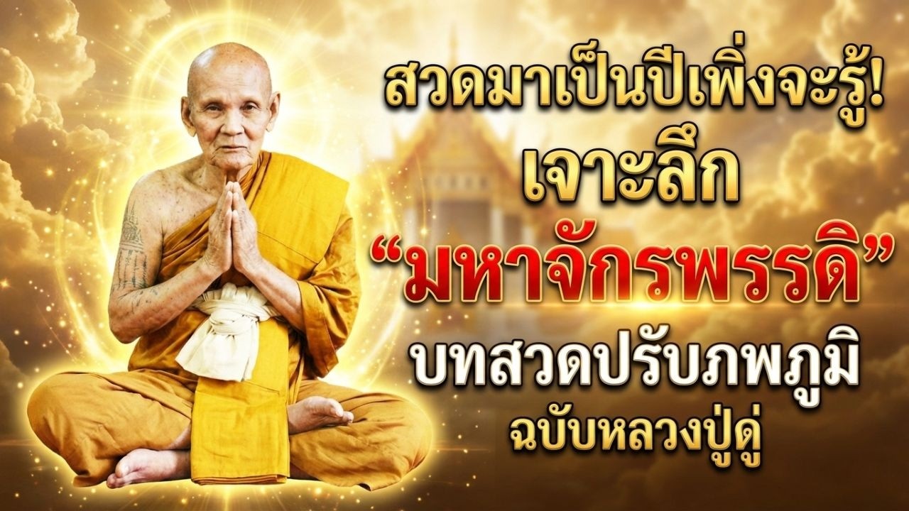 สวดมาเป็นปีเพิ่งจะรู้! เจาะลึก “มหาจักรพรรดิ” บทสวดปรับภพภูมิ ฉบับหลวงปู่ดู่