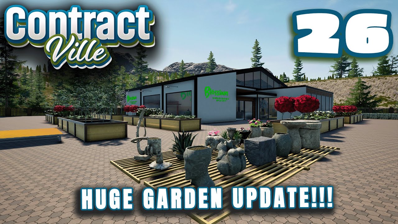 HUGE GARDEN UPDATE LETS YOU PLANT GRASS! - CONTRACT VILLE