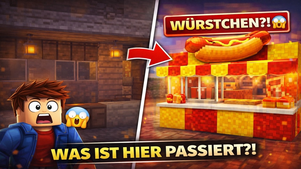 Minecraft Bayville 🌭 Wir bauen einen WÜRSTCHEN-LADEN! 😱