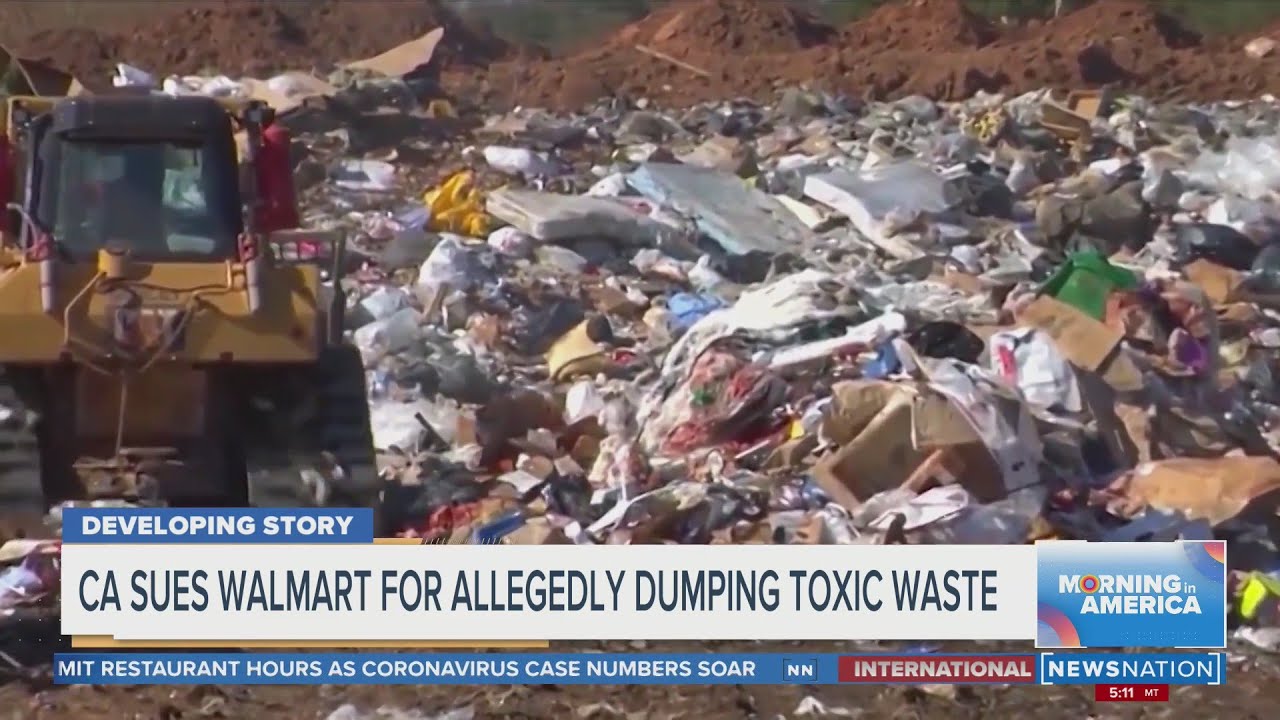 California sues Walmart for allegedly dumping hazardous waste