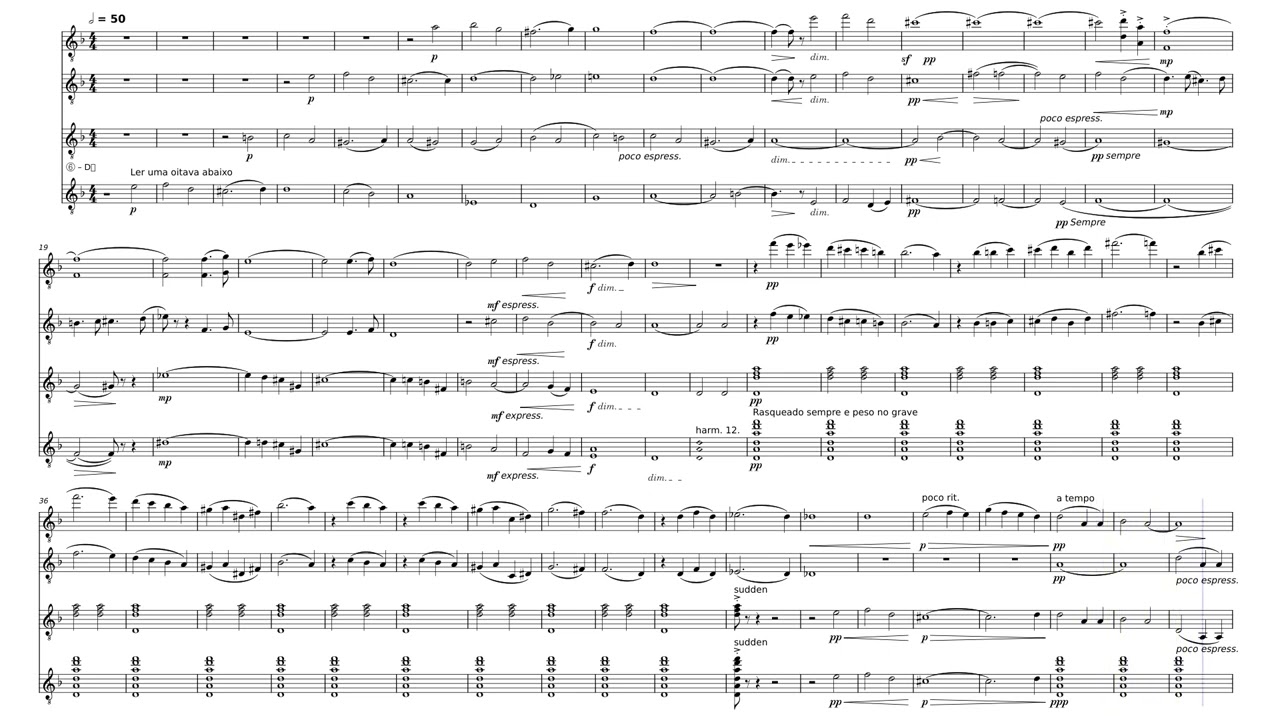 Shostakovich String Quartet No. 8 For Guitar Quartet