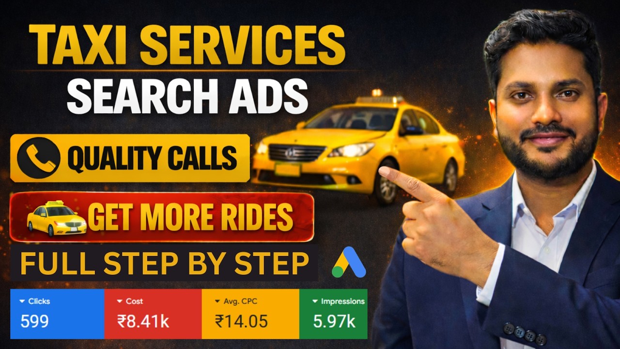 How to Setup Taxi Services Ads in 2026 | Cab Booking Google Ads in 2026 #googleads