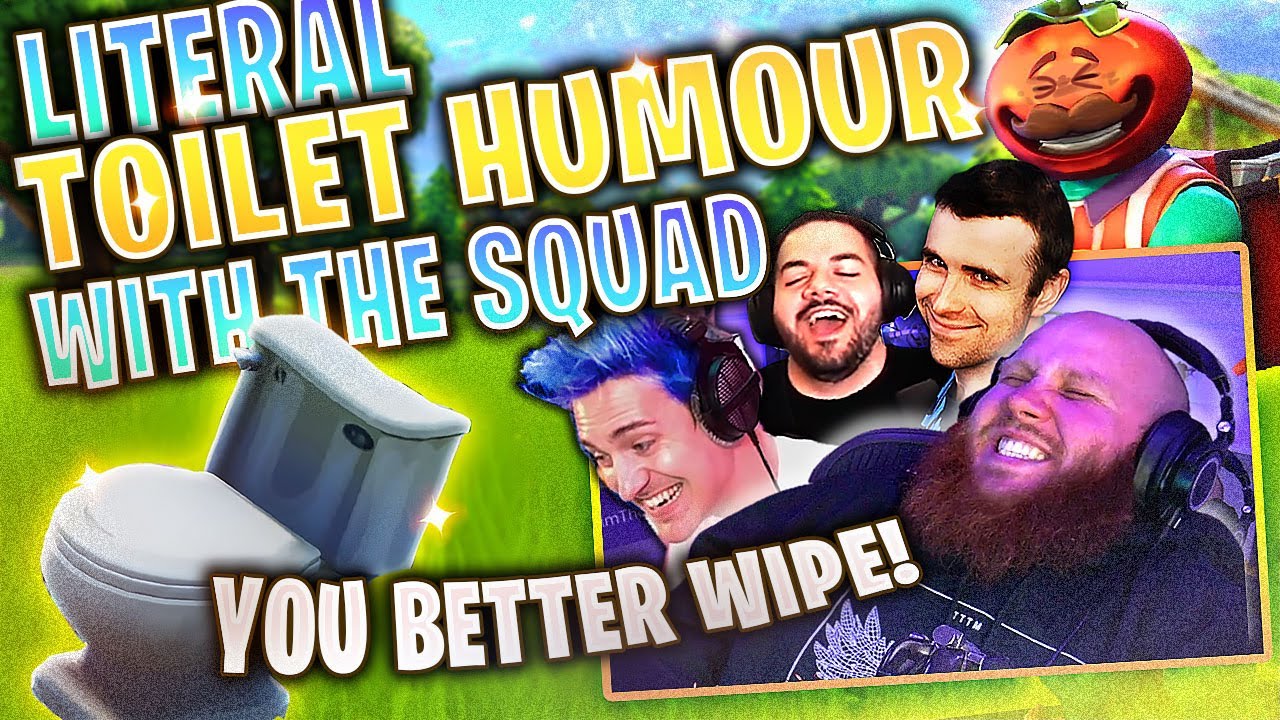 LITERAL TOILET HUMOUR WITH THE SQUAD! FT. NINJA, COURAGEJD & DRLUPO