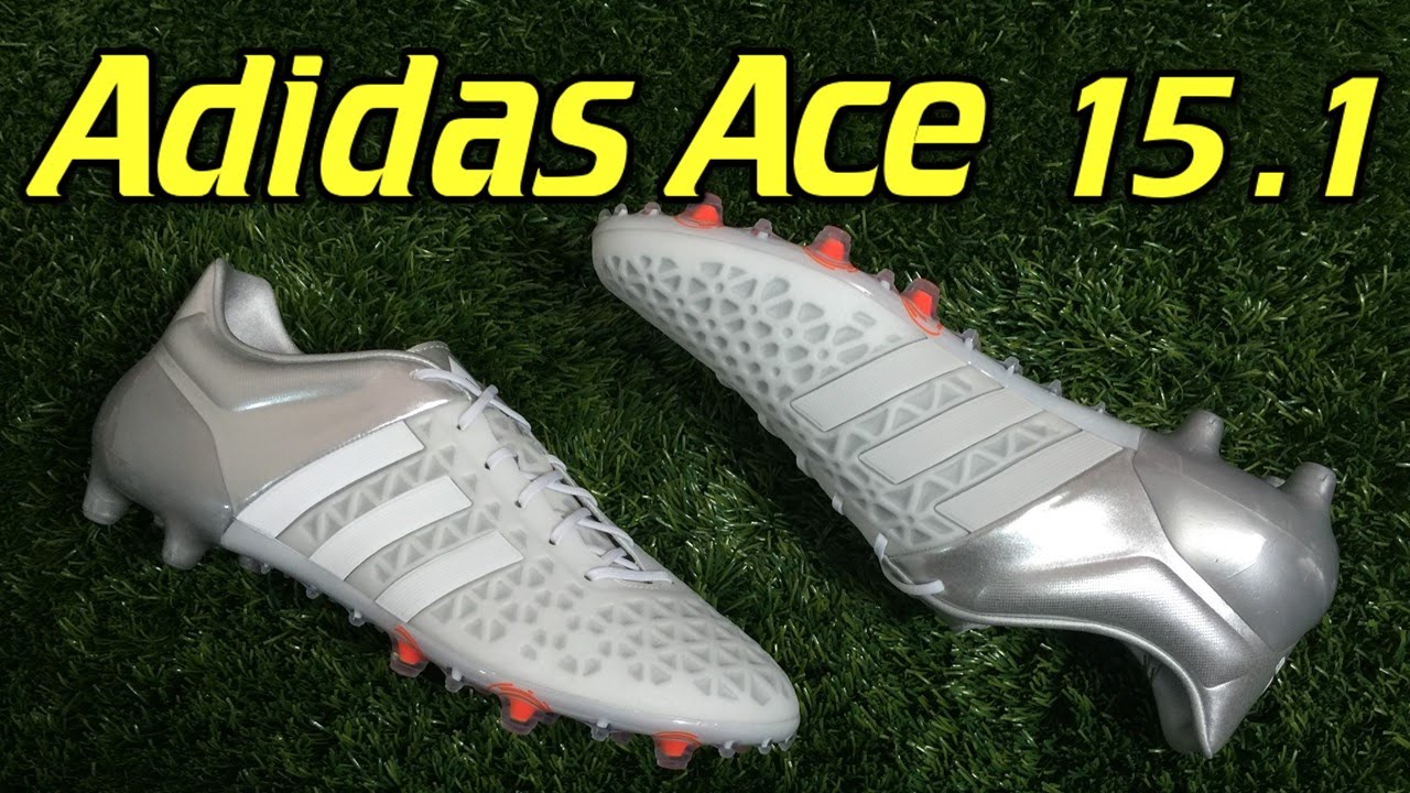 Adidas Ace 15.1 White/Metallic Silver - Review + On Feet