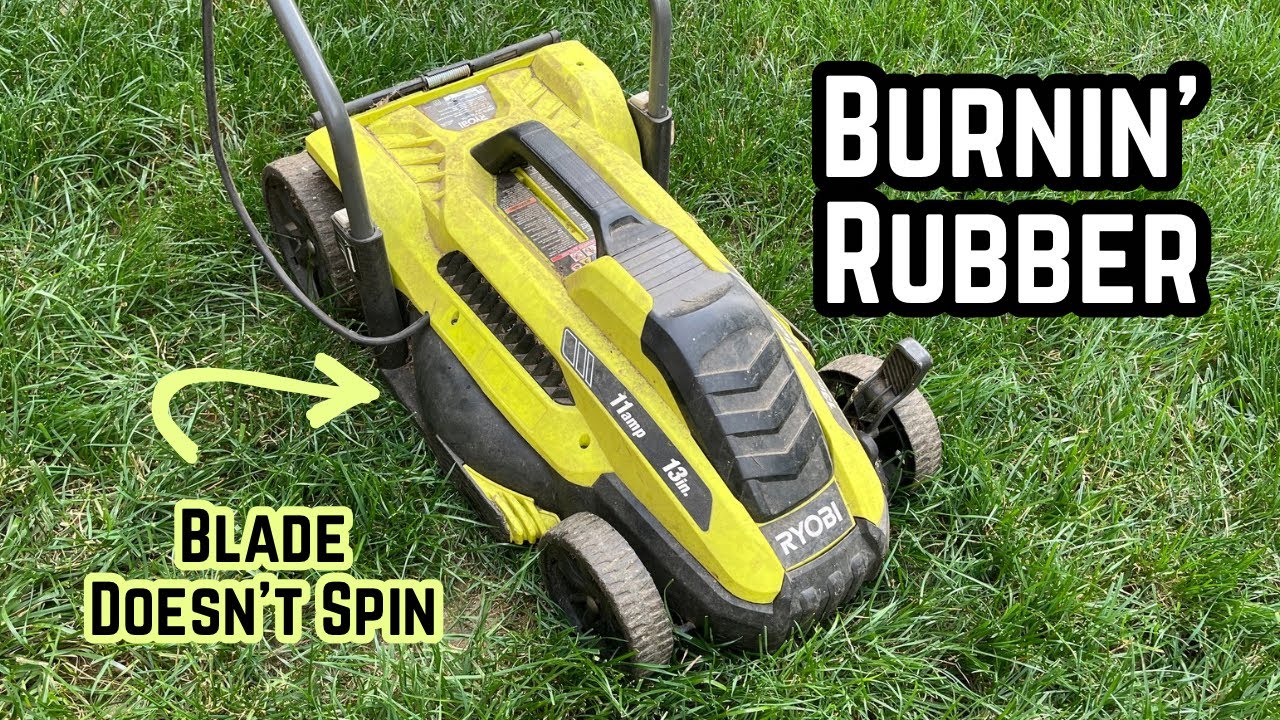 Ryobi Plug-In Electric Lawnmower Doesn't Cut Grass, Let's Fix It