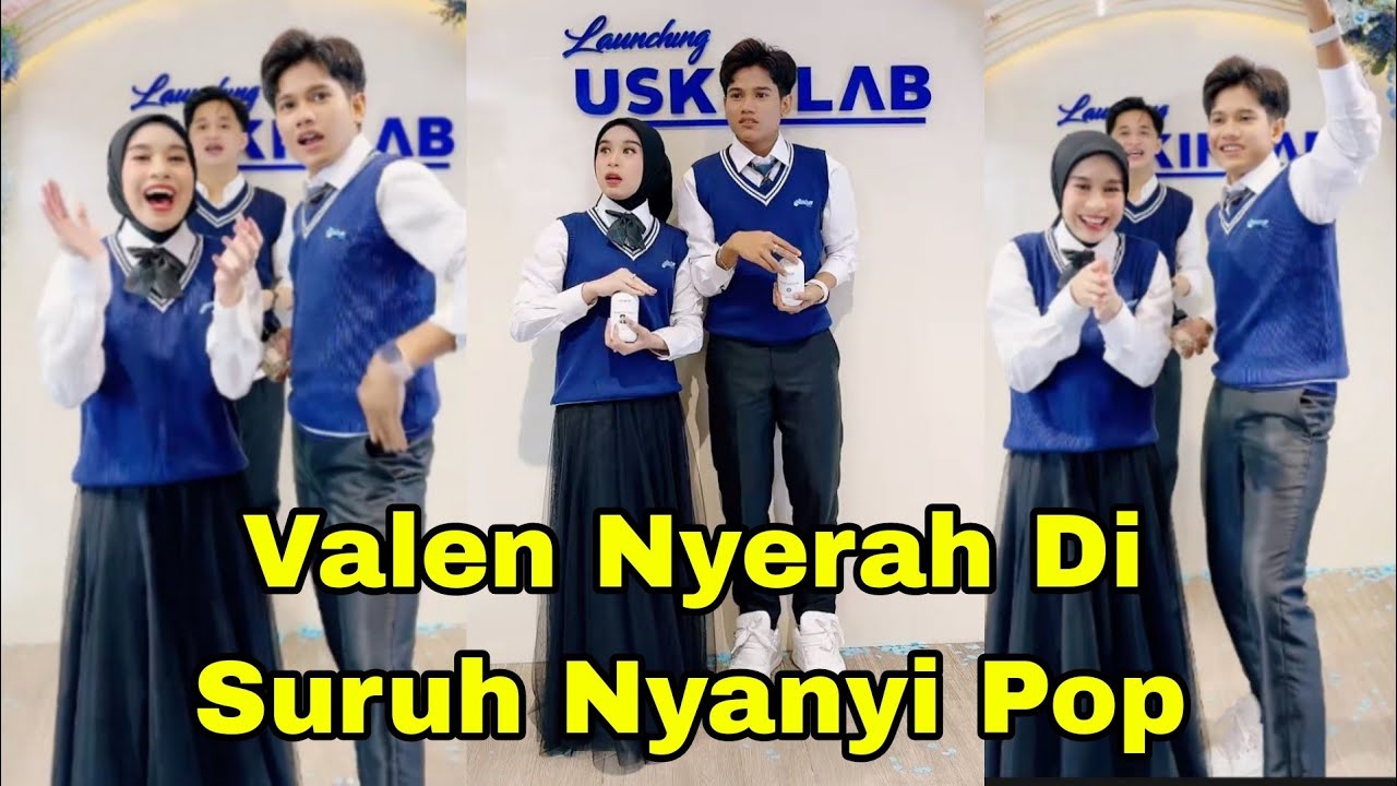 VALEN NYERAH DI SURUH NYANYI POP, MILA CENG IN