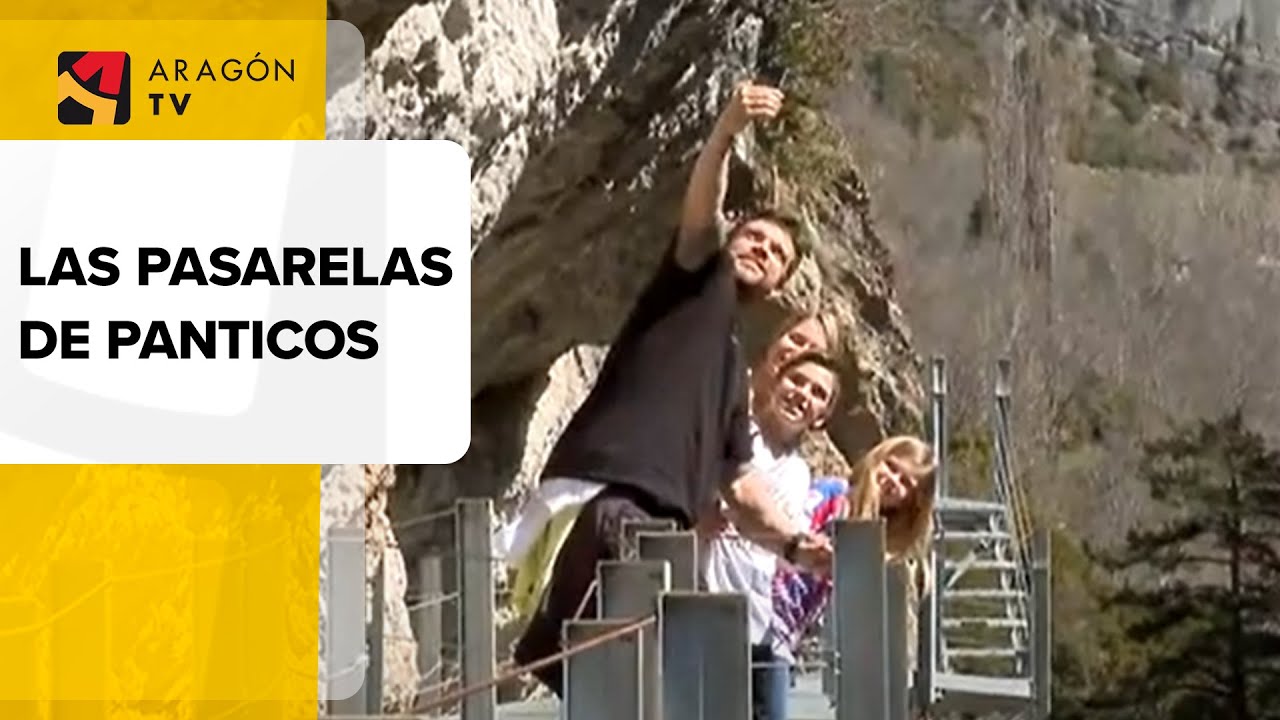 Las pasarelas de Panticosa, solo aptas para los que no tienen v&eacute;rtigo