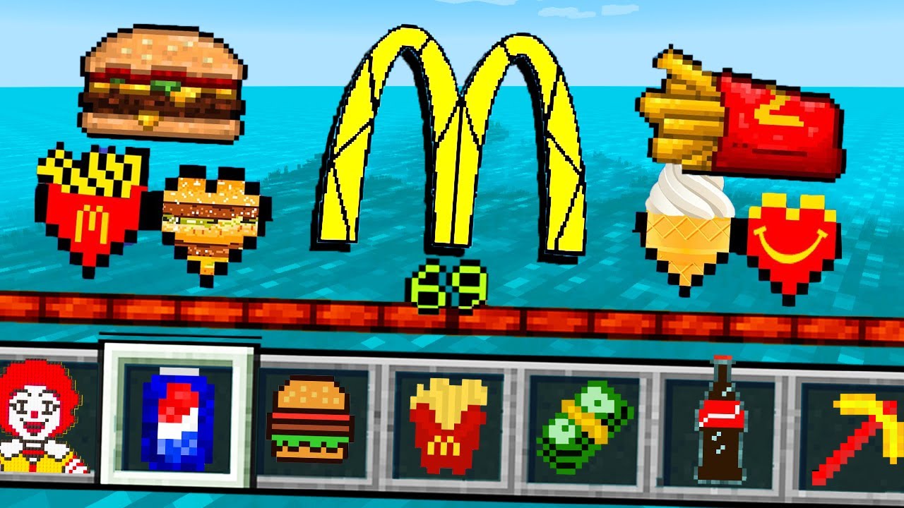 &iexcl;Minecraft PERO hay CORAZONES de McDonalds! 🤤🍟🍔 SILVIOGAMER MINECRAFT PERO