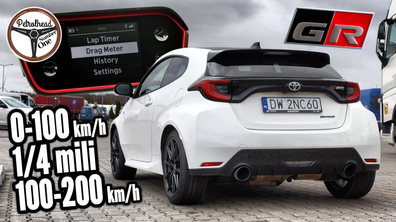 2020 GR Yaris | 3 cylindry i 5 s do setki.😳 POMIARY RACEBOX.