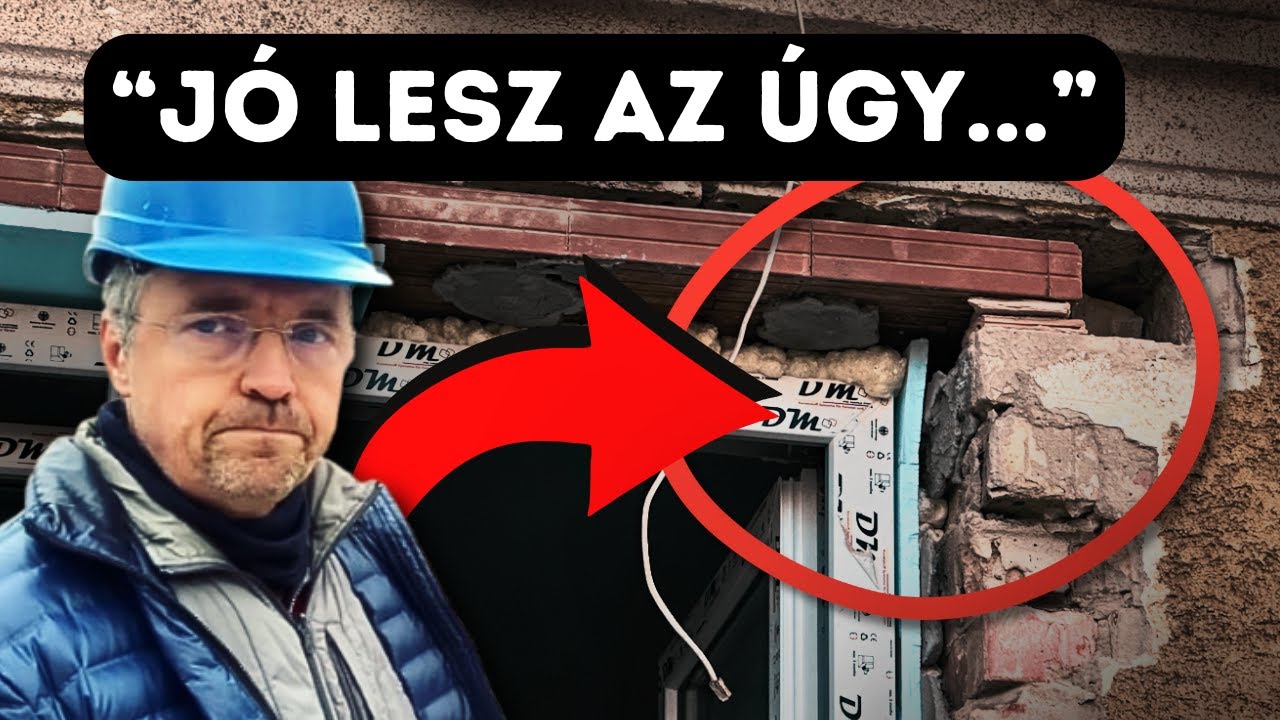 Az ész megáll! az áthidaló már nem!.. Ablakcsere egy kockaházban. smét áthidalók, típushibákkal.