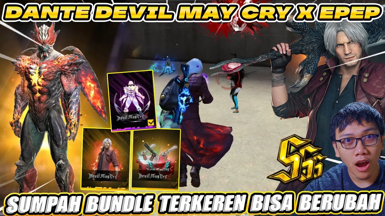 EVENT LAGI NGEBUG 1X SPIN DAPET SEMUA CU! REVIEW DANTE SOLO VS SQUAD!
