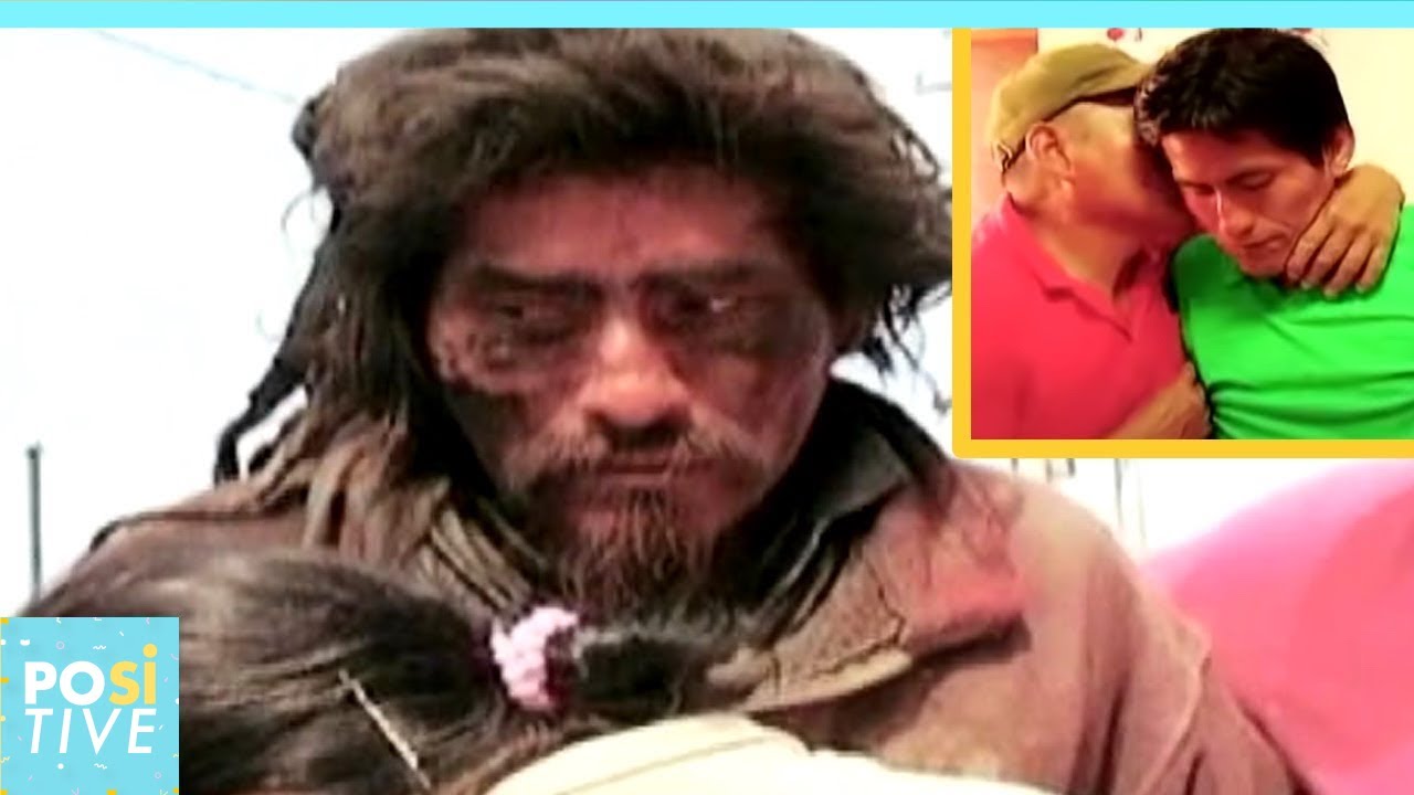 Homeless man is reunited with his family after 20 years