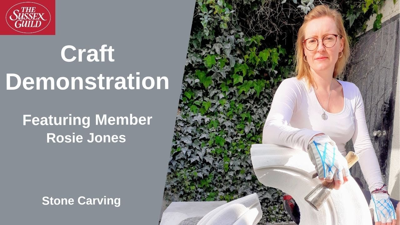 Contemporary Craft Demonstration &ndash; Stone Carving by Rosie Jones