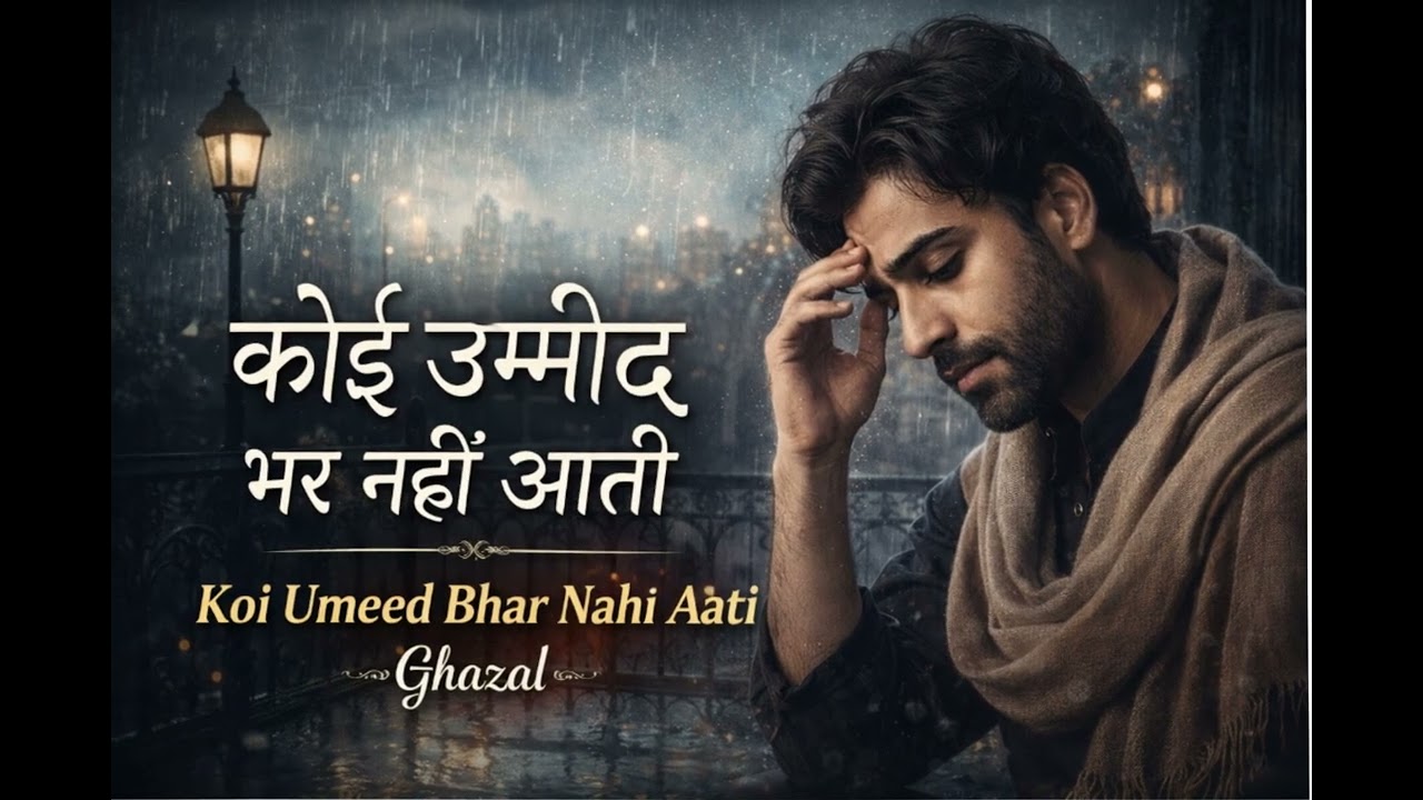 Koi Umeed Bhar Nahi Aati | Mirza Ghalib Ghazal | Heart Touching Urdu Ghazal | Sad Ghazal 2026