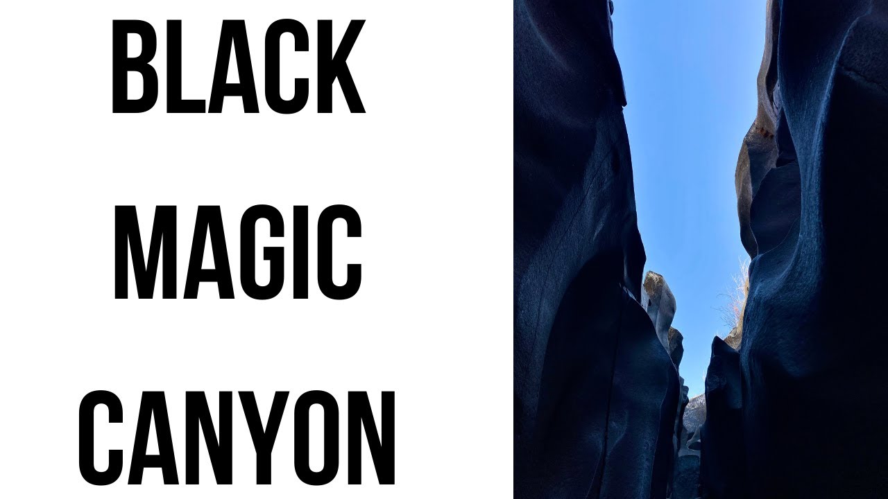 Black Magic Canyon of Big Wood River, Shoshone, ID
