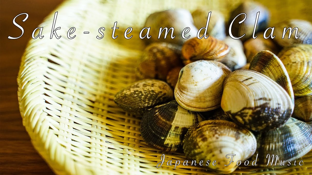 Sake - steamed Crams / アサリの酒蒸し - Japanese food [ASMR COOKING SOUND]