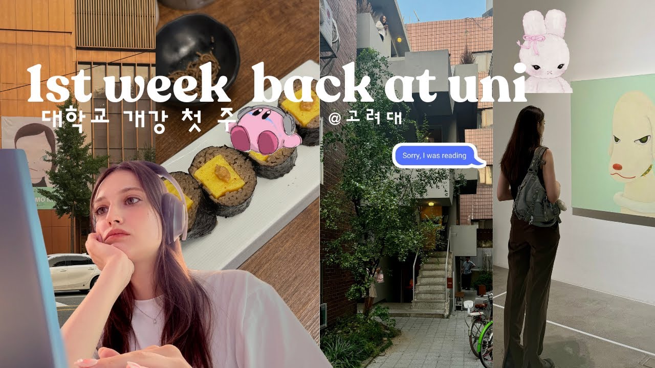first week back at uni VLOG