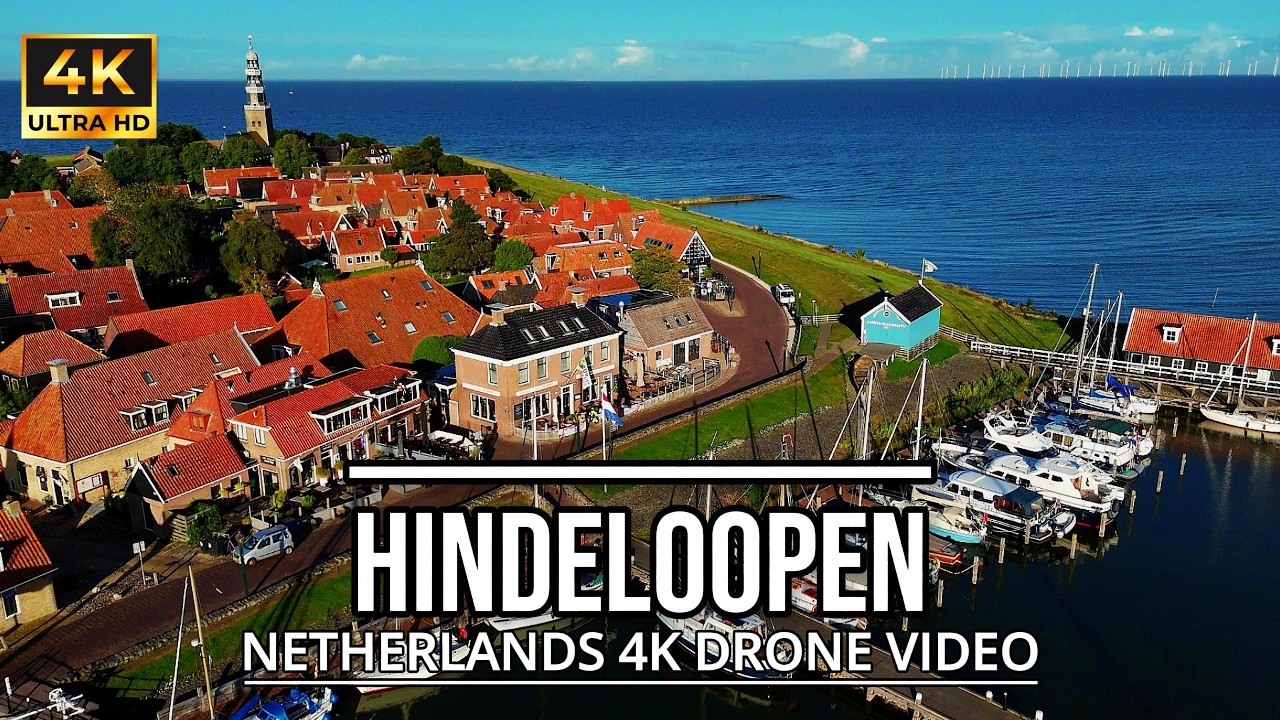 Hindeloopen Drone Video 🇳🇱 | Authentic village | Cinematic 4K