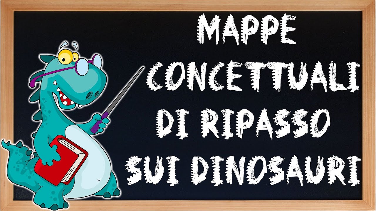 🦕🦖 MAPPE CONCETTUALI e SCHEMI di RIPASSO sui DINOSAURI - Studiare la Preistoria 📖👩🏻‍🏫