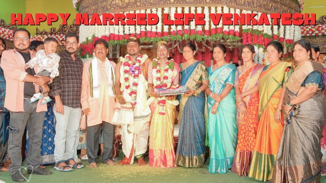 Happy married life Venkatesh & pavani