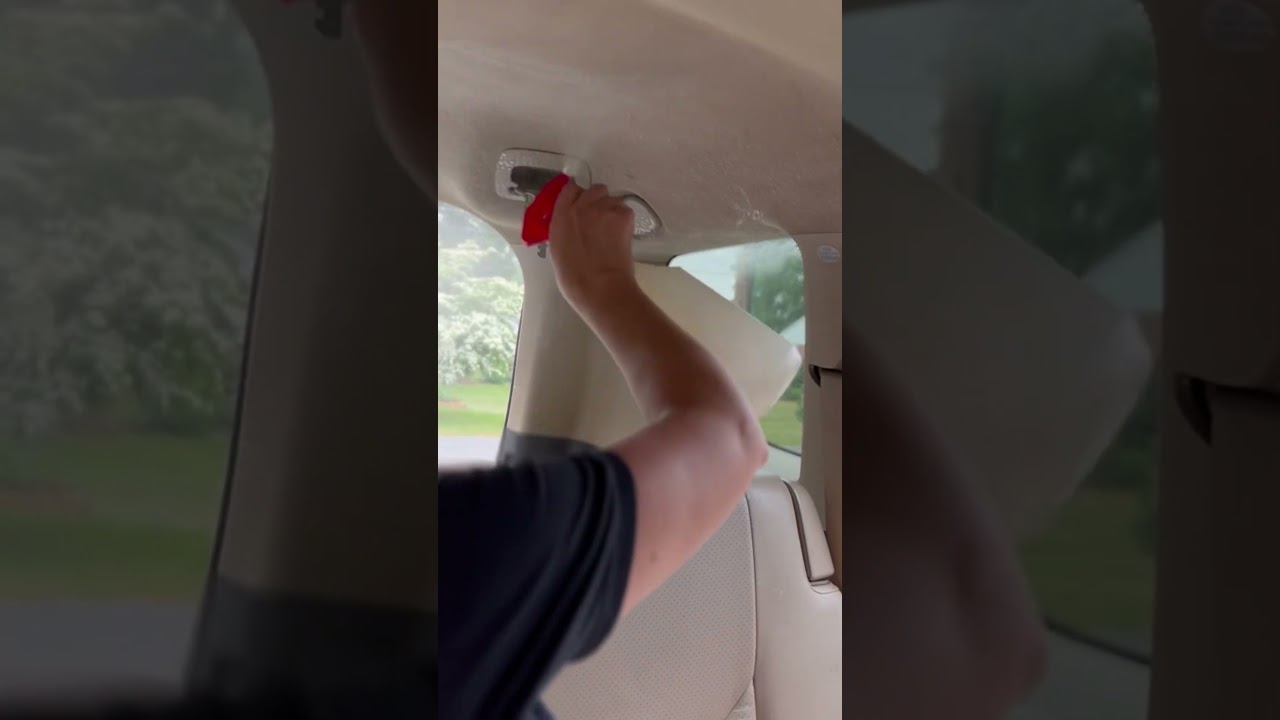 Deep Cleaning Headliners #cars #detailing  #smoke  #pets #tutorial