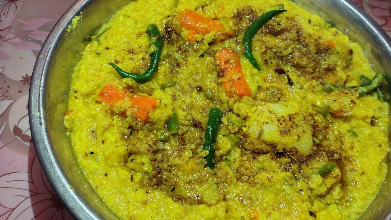 প্রোটিন এ ভরপুর খিচুড়ি শীতের সবজি শেষ হবার আগে এভাবে বানিয়ে খাও। Sobji khichuri recipe | 