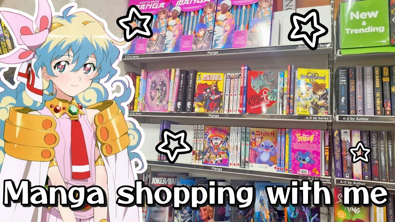 Manga shopping with me // manga pokemon and anime figures