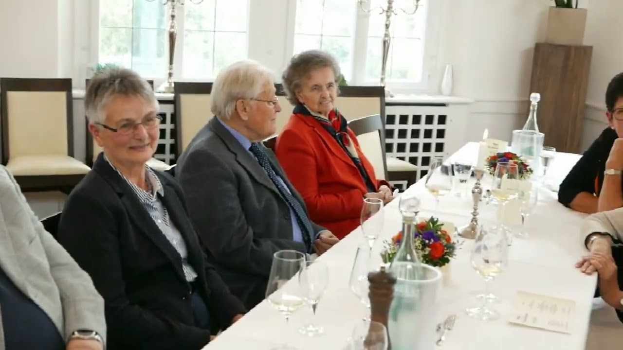 Redeausschnitt vom 99jährigen Karl Pletscher zum 80  Geburtstag von Brigitte Schmitt