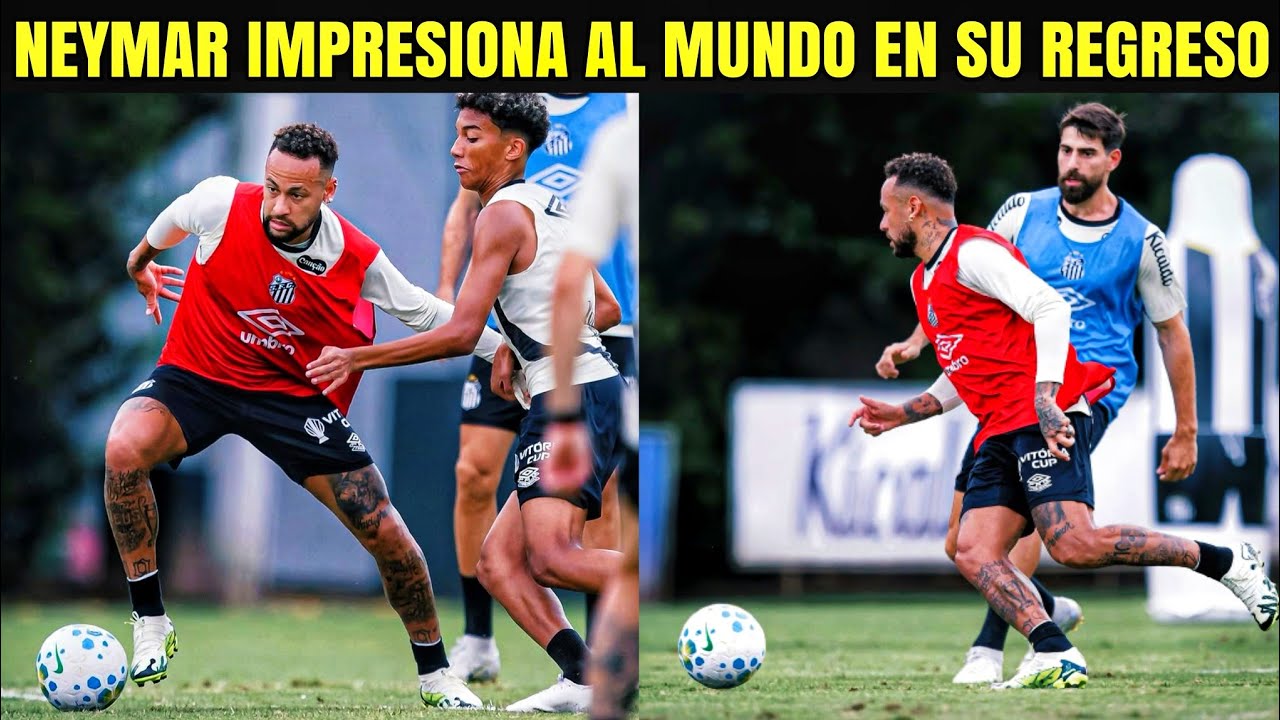 🚨LO QUE HIZO NEYMAR HOY EN EL ENTRENAMIENTO DEL SANTOS DEJ&Oacute; A TODOS EN SHOCK
