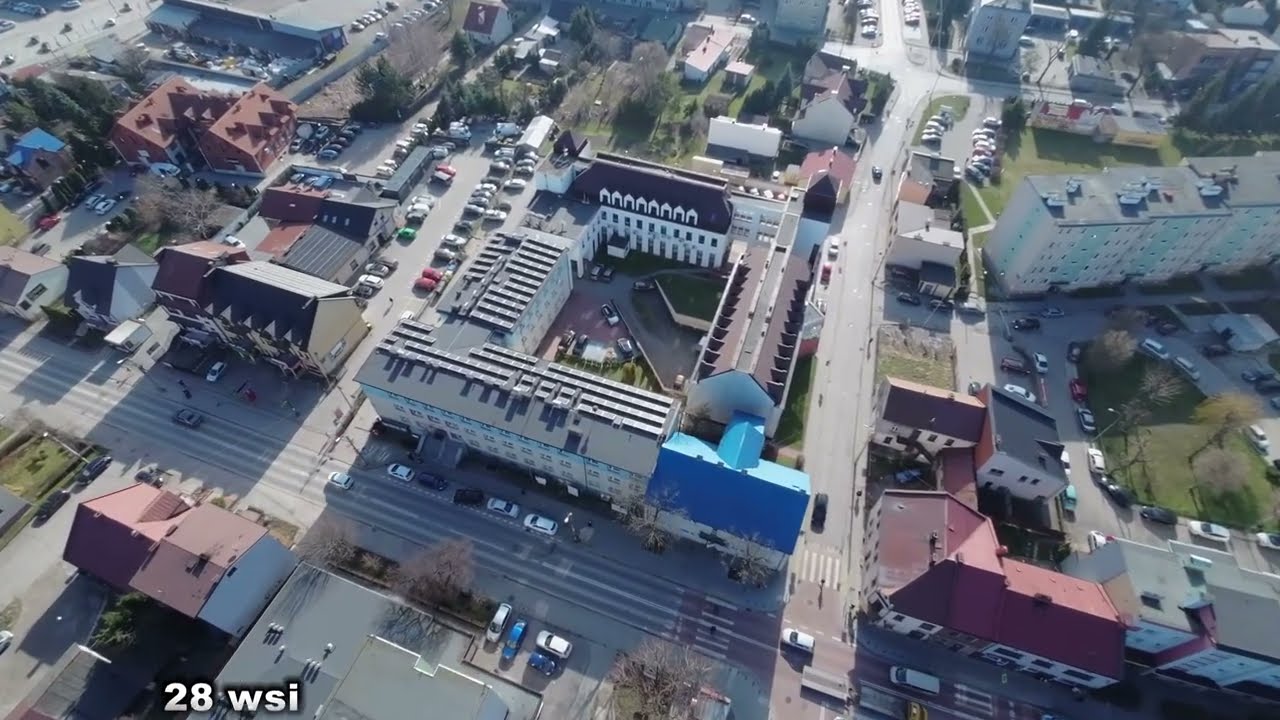 Gmina i Miasto Proszowice z lotu ptaka