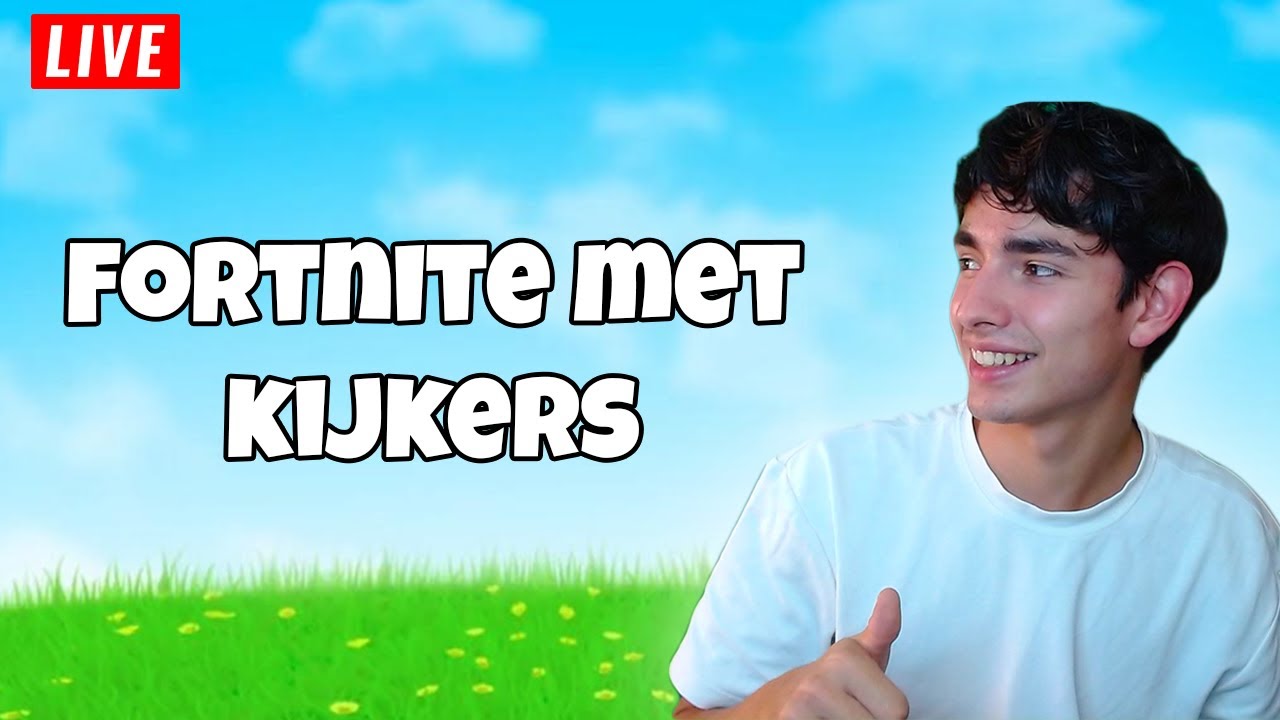 🔴 FORTNITE - FORTNITE SPELEN MET JULLIE FANTASTISCHE KIJKERS