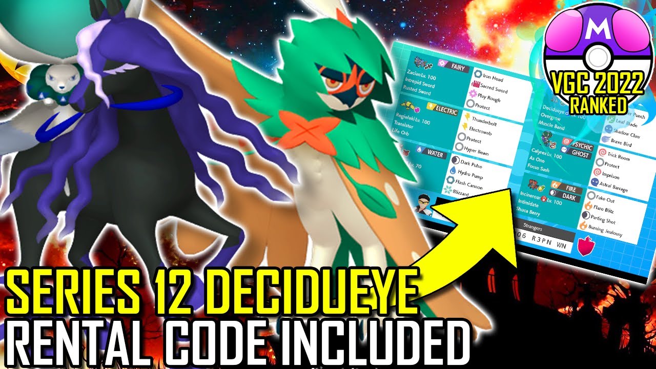 SERIES 12 DECIDUEYE TEAM | VGC 2022 | Pok&eacute;mon Sword & Shield - Pok&eacute;sports