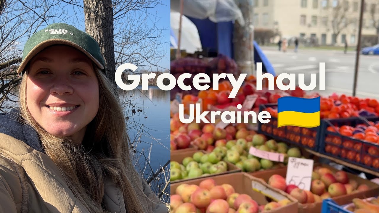 My $100 food haul in Kyiv