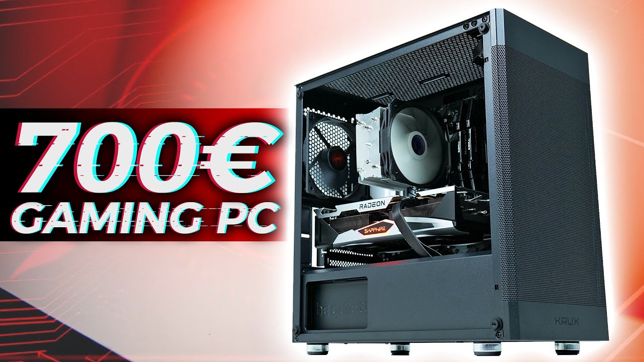 BESTER 700 Euro GAMING PC 2023 Test & Bauen - VIEL Leistung für WENIG Geld!!