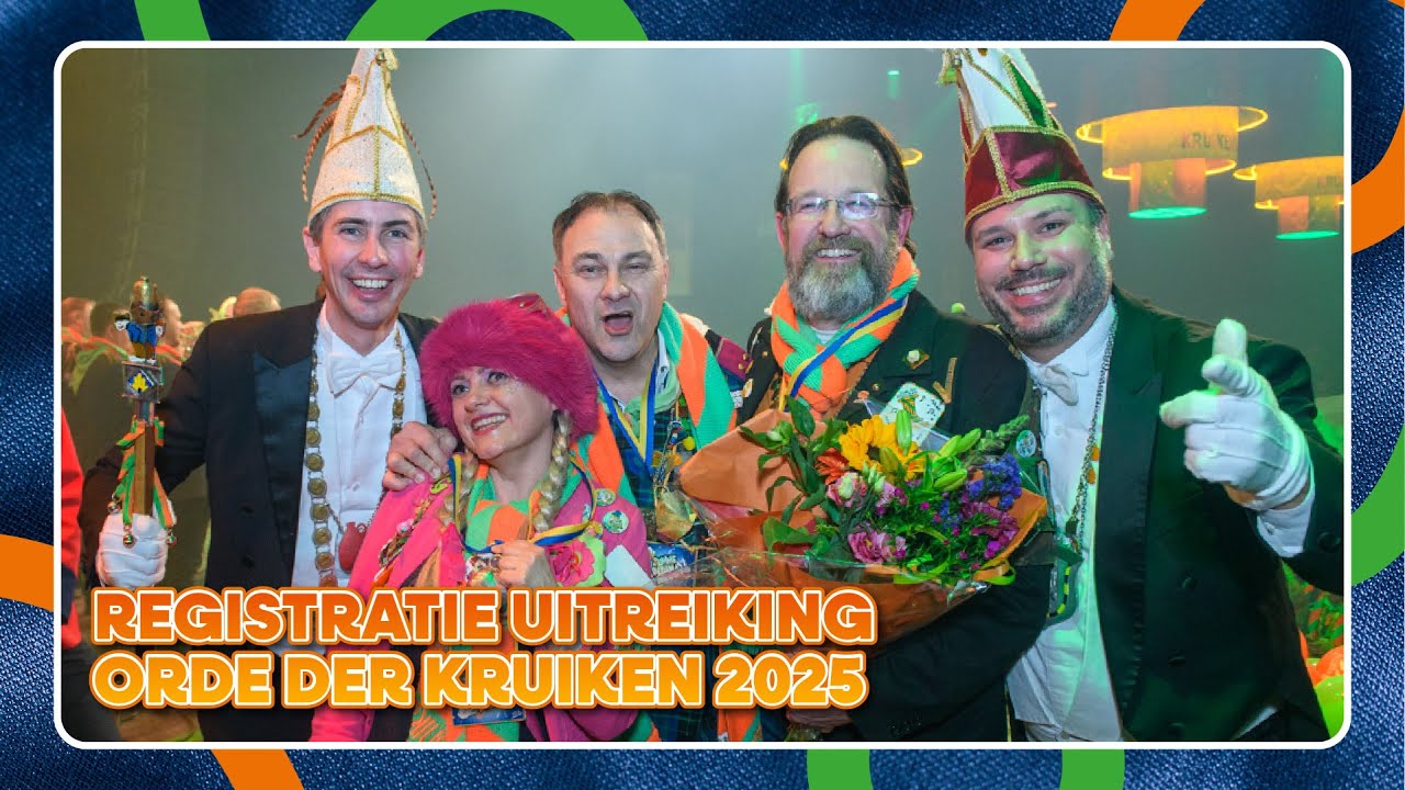 Registratie Orde der Kruiken 2025 - Hoogste onderscheiding van Kruikenstad - KruikenTV