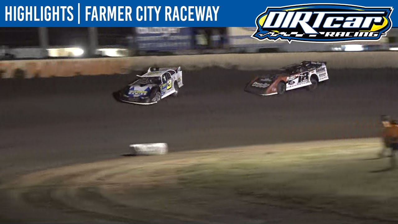 DIRTcar Summer Nationals Late Models Farmer City Raceway July 17, 2020 | HIGHLIGHTS