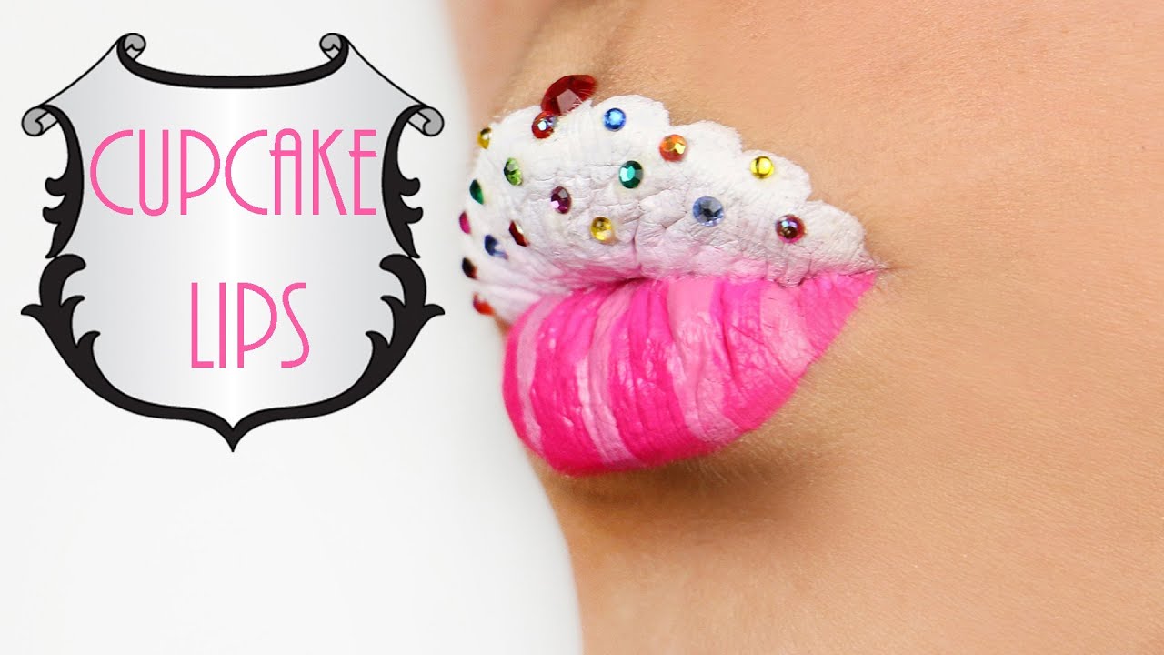 Cupcake / Muffin Lip Art Makeup Tutorial