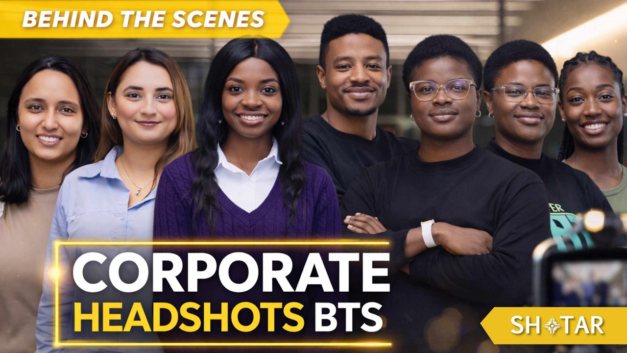 Behind the Scenes of a Corporate Headshot Session | Shotar BTS