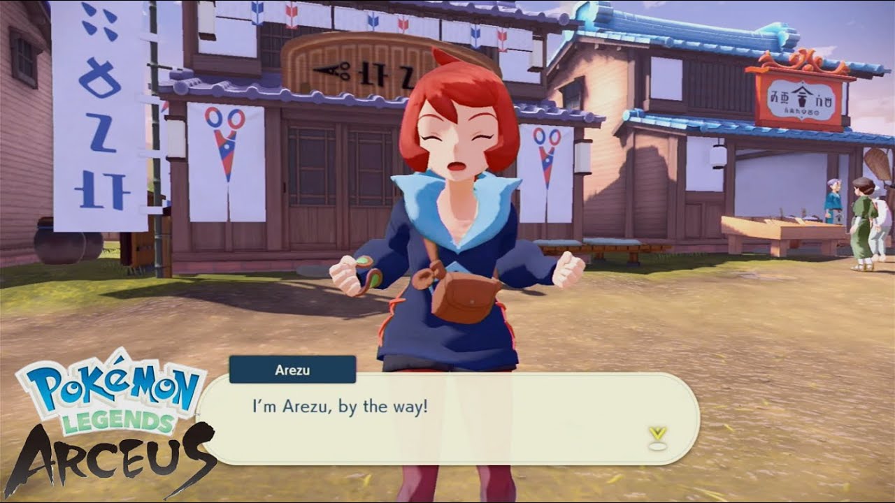 Pok&eacute;mon Legends Arceus - Arezu appear! 