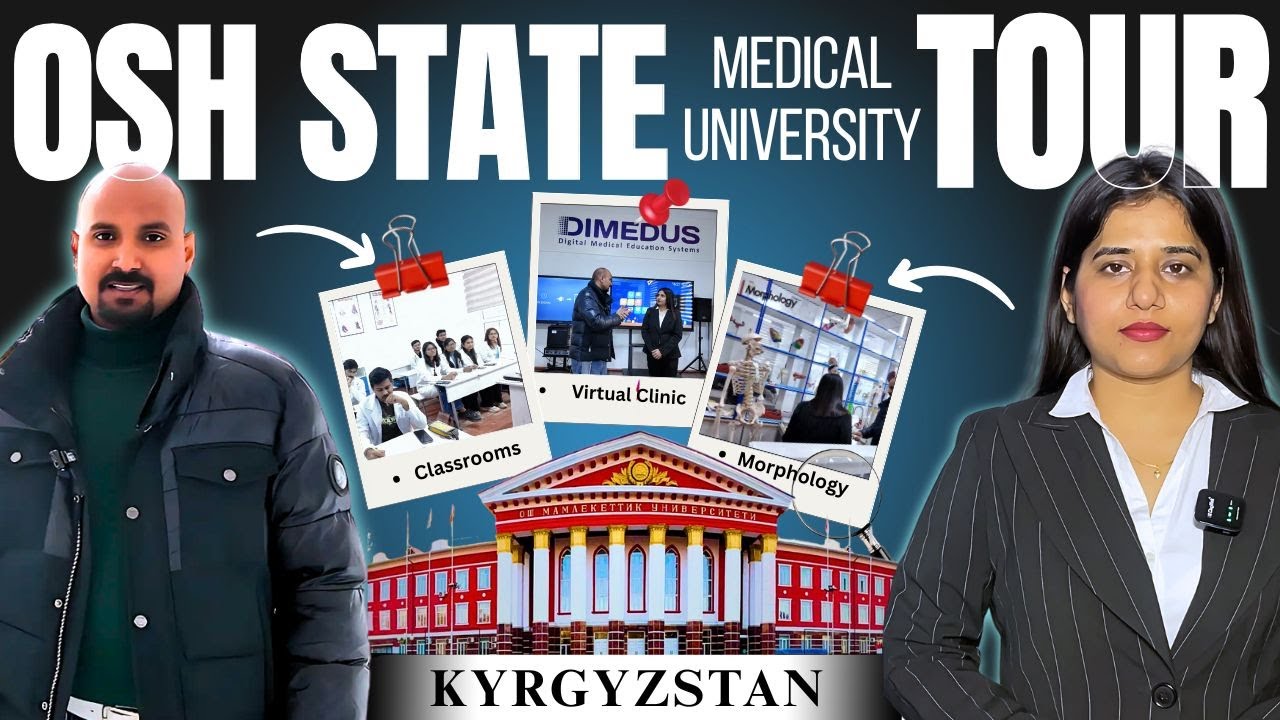 Complete Tour of Osh State Medical University | MBBS in Kyrgyzstan 2025 #mbbsinkyrgyzstan #mbbs