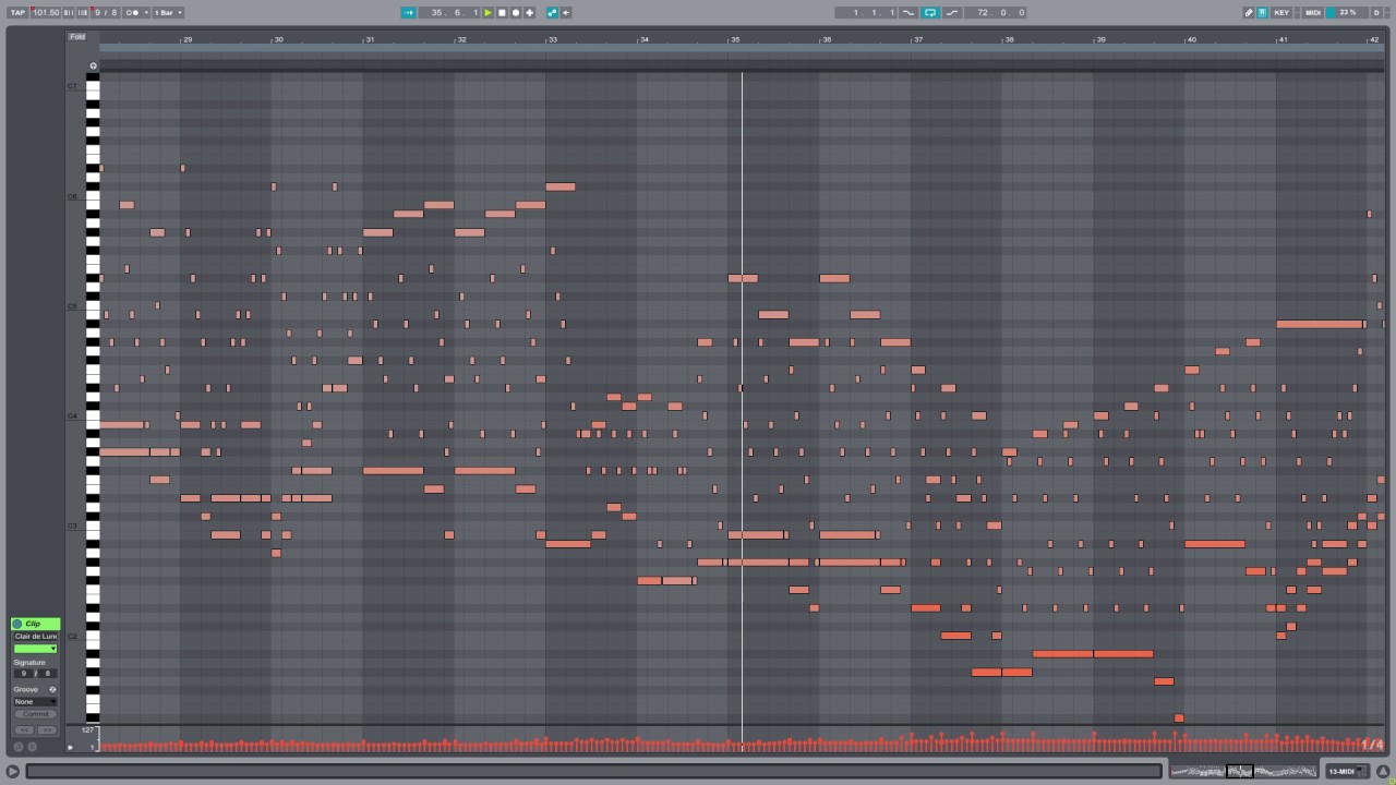 Debussy - Claire de Lune INVERTED