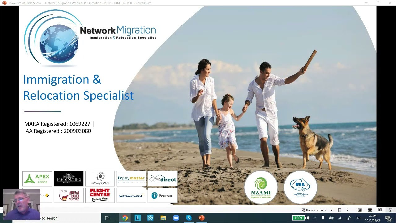 Australia & New Zealand Migration Webinar - 3 August 2022